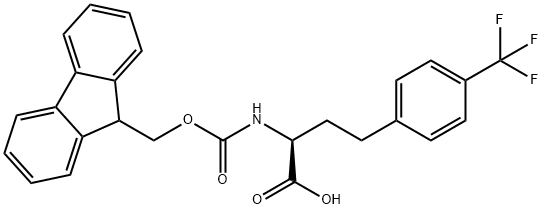 Fmoc-4-trifluoromethyl-L-homophenylalanine Structural
