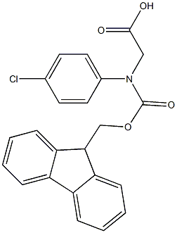 N-Fmoc-R-4-Chlorophenylglycine Structural