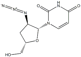 Uridine,2'-azido-2',3'-dideoxy- (9CI) Structural