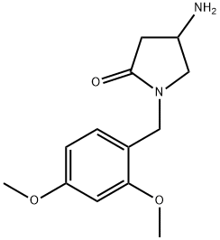 4-AMINO-1-[(2,4-DIMETHOXYPHENYL)METHYL]PYRROLIDIN-2-ONE Structural