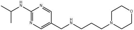 Isopropyl-{5-[(3-morpholin-4-yl-propylamino)-methyl]-pyrimidin-2-yl}-amine Structural