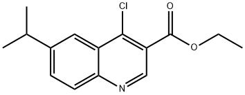 3-Quinolinecarboxylic acid, 4-chloro-6-(1-methylethyl)-, ethyl ester