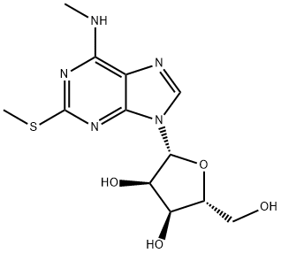 N6-Methyl-2-methylthioadenosine Structural