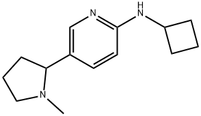 Cyclobutyl-[5-(1-methyl-pyrrolidin-2-yl)-pyridin-2-yl]-amine Structural