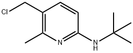 tert-Butyl-(5-chloromethyl-6-methyl-pyridin-2-yl)-amine Structural