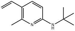 tert-Butyl-(6-methyl-5-vinyl-pyridin-2-yl)-amine Structural