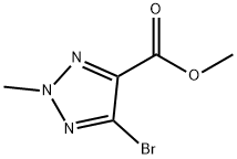 Methyl 5-Bromo-2-Methyl-2H-1,2,3-triazole-4-carboxylate Structural