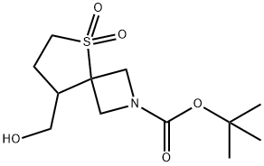 Tert-Butyl 8-(Hydroxymethyl)-5-Thia-2-Azaspiro[3.4]Octane-2-Carboxylate 5,5-Dioxide Structural