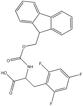 Fmoc-2,4,6-Trifluoro-DL-Phenylalanine Structural