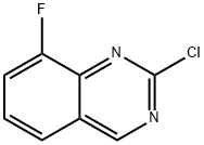 2-Chloro-8-fluoroquinazoline Structural