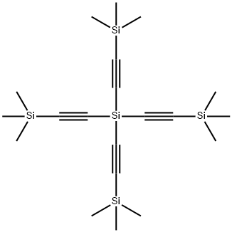 tetrakis[(trimethylsilyl)ethynyl]silane Structural