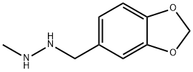 Hydrazine, 1-(1,3-benzodioxol-5-ylmethyl)-2-methyl- Structural