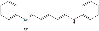 (E)-[(2E,4E)-5-anilinopenta-2,4-dienylidene]-phenylazanium:chloride Structural