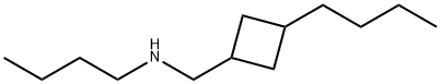 Butyl-(3-butyl-cyclobutylmethyl)-amine Structural