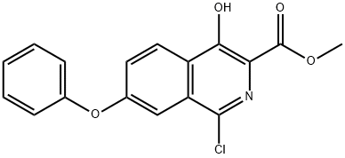 methyl 1-chloro-4-hydroxy-7-phenoxyisoquinoline-3-carboxylate