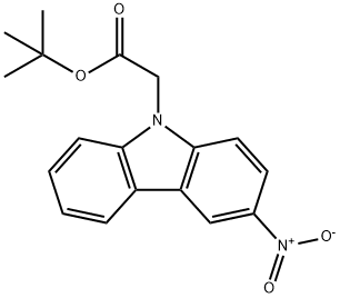 tert-butyl (3-nitro-9H-carbazol-9-yl)acetate Structural
