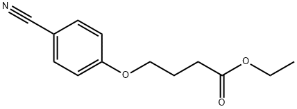 ETHYL 4-(4-CYANO-PHENOXY)BUTANOATE Structural