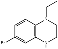 Quinoxaline, 6-bromo-1-ethyl-1,2,3,4-tetrahydro- Structural