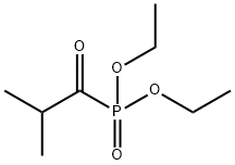 Phosphonic acid, (2-methyl-1-oxopropyl)-, diethyl ester Structural
