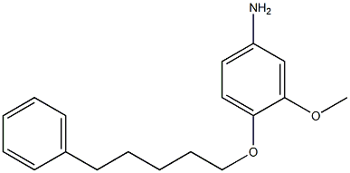 Benzenamine,3-methoxy-4-[(5-phenylpentyl)oxy]- Structural