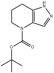 tert-butyl 6,7-dihydro-1H-pyrazolo[4,3-b]pyridine-4(5H)-carboxylate Structural