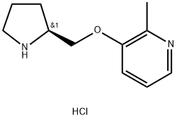 Pyridine, 2-methyl-3-[(2S)-2-pyrrolidinylmethoxy]-, dihydrochloride Structural