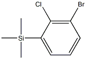 Silane, (3-bromo-2-chlorophenyl)trimethyl- Structural