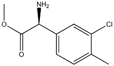 METHYL(2S)-2-AMINO-2-(3-CHLORO-4-METHYLPHENYL)ACETATE