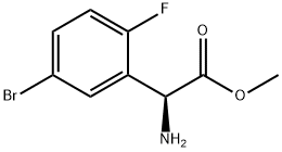 METHYL(2S)-2-AMINO-2-(5-BROMO-2-FLUOROPHENYL)ACETATE