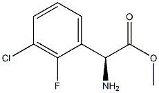 METHYL(2S)-2-AMINO-2-(3-CHLORO-2-FLUOROPHENYL)ACETATE