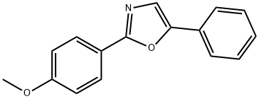 Oxazole, 2-(4-methoxyphenyl)-5-phenyl- Structural