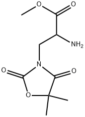 methyl 2-amino-3-(5,5-dimethyl-2,4-dioxooxazolidin-3-yl)propanoate Structural