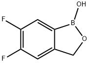 5,6-difluoro-1,3-dihydro-2,1-benzoxaborol-1-ol Structural