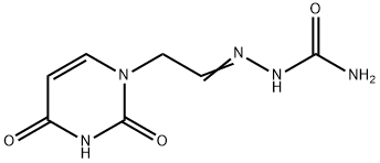 Hydrazinecarboxamide,2-[2-(3,4-dihydro-2,4-dioxo-1(2H)-pyrimidinyl)ethylidene]- Structural