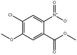 4-Chloro-5-methoxy-2-nitro-benzoic acid methyl ester Structural