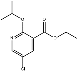 Ethyl 5-chloro-2-(propan-2-yloxy)pyridine-3-carboxylate Structural