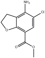4-amino-5-chloro-2,3-dihydrobenzofuran-7-carboxylic acid Structural Picture