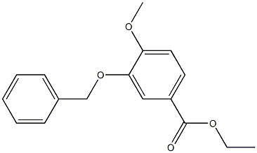 Benzoic acid, 4-methoxy-3-(phenylmethoxy)-, ethyl ester Structural
