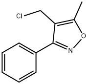 Isoxazole, 4-(chloromethyl)-5-methyl-3-phenyl- Structural