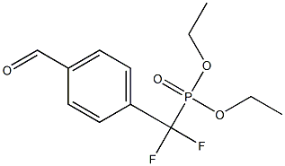 Phosphonic acid, [difluoro(4-formylphenyl)methyl]-, diethyl ester Structural