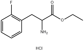 DL-2-fluoro- Phenylalanine, ethyl ester, hydrochloride Structural
