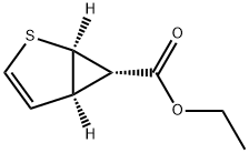 ethyl(1R,5R,6S)-2-thiabicyclo[3.1.0]hex-3-ene-6-carboxylate Structural
