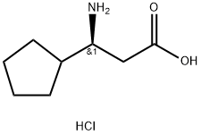 (S)-3-AMINO-3-CYCLOPENTYLPROPANOIC ACID HYDROCHLORIDE