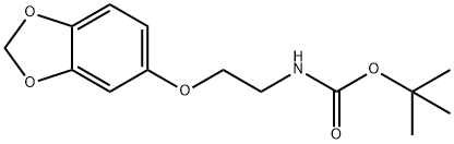 tert-butyl (2-(benzo[d][1,3]dioxol-5-yloxy)ethyl)carbamate Structural