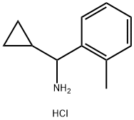 CYCLOPROPYL(2-METHYLPHENYL)METHANAMINE HYDROCHLORIDE Structural