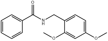N-(2,4-DIMETHOXYBENZYL)BENZAMIDE Structural