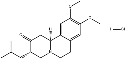 2H-Benzo[a]quinolizin-2-one, 1,3,4,6,7,11b-hexahydro-9,10-dimethoxy-3-(2-methylpropyl)-, hydrochloride, cis- Structural