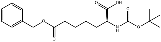 Boc-S-2-Aminopimelic acid 7-(phenylmethyl) ester Structural