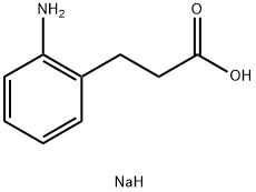 Sodium 3-(2-aminophenyl)propanoate Structural