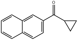 CYCLOPROPYL(NAPHTHALEN-2-YL)METHANONE Structural